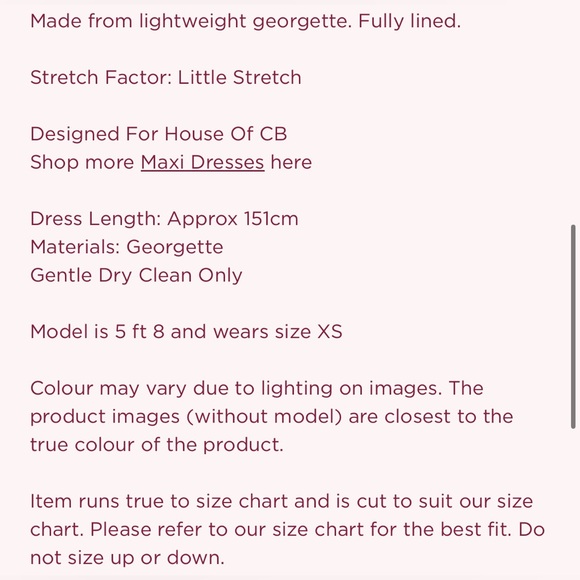 House of CB Ariela Dress - Mulberry - Picture 6 of 6